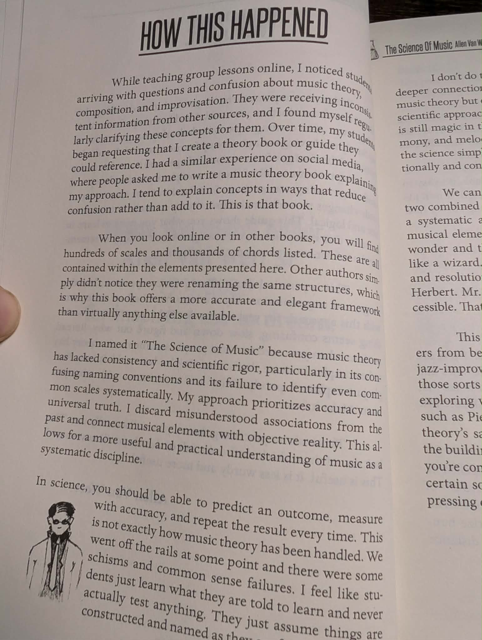 How this music theory book was created - author background